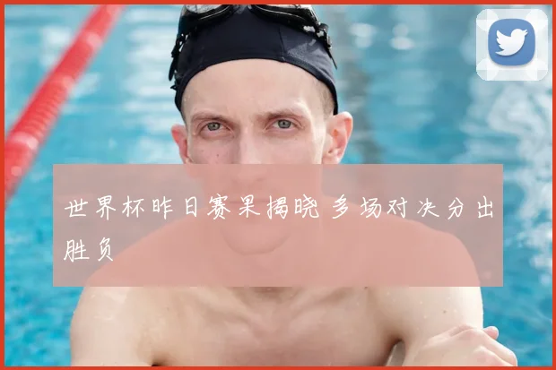 世界杯昨日赛果揭晓 多场对决分出胜负