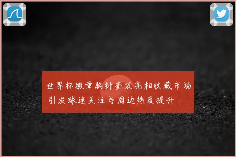 世界杯徽章胸针套装亮相收藏市场 引发球迷关注与周边热度提升